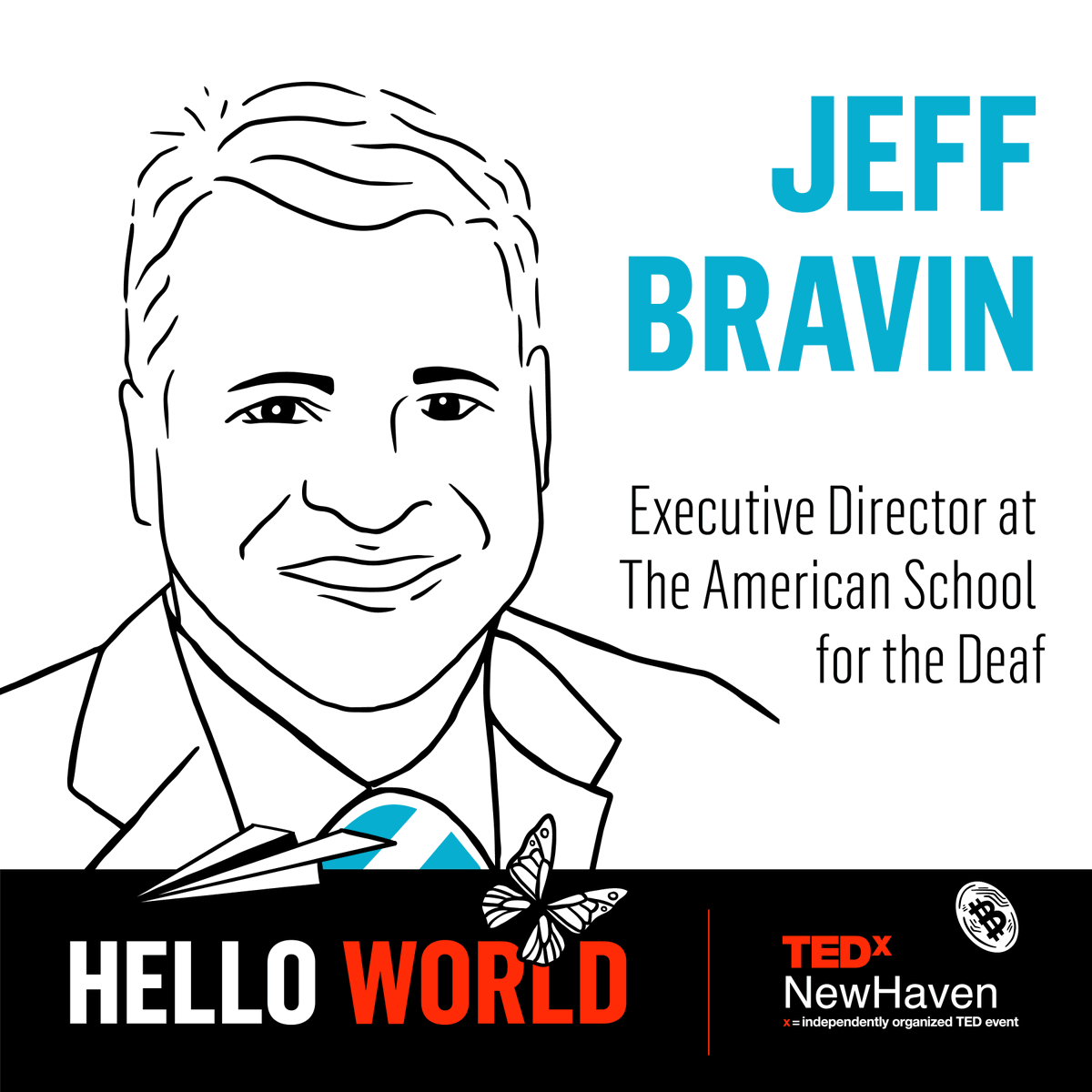 TEDxNewHavenCT's tweet photo. Let’s give a warm welcome to #TEDxNewHaven speaker Jeff Bravin! Jeff is the Executive Director at the American School for the Deaf and is working to bring ASD to new horizons! #ASL

Purchase your ticket to see Mr. Bravin on June 11 in New Haven!

https://t.co/NGSt9cE81d https://t.co/IxAhD0GDSs