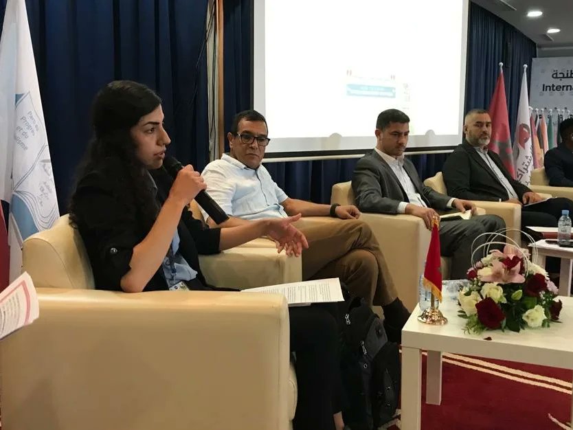 genclikbirligi's tweet photo. 📌 Genel Başkanımız Dilek Çınar, Fas Uluslararası Gençlik Konferansı'nda 2. gün konuşmasını gerçekleştiriyor.

🎙️ "Büyük devrimci, mazlum milletlerin umudu Mustafa Kemal'in ülkesinden, dünyaya nam salan Jön Türklerden, Bedrin aslanlarından selamlar getirdik."

#Tangier #Morocco https://t.co/C1iIjrVQY8