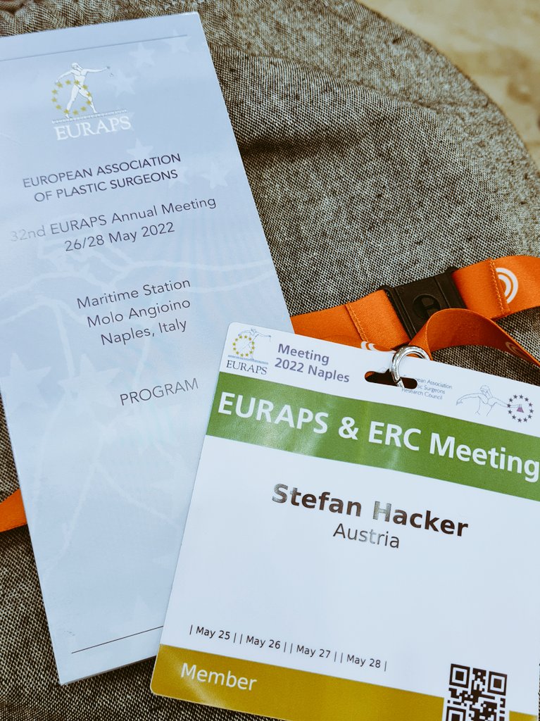 stefan_hacker_'s tweet photo. Honored to become an active member of @EURAPS1 and meeting old &amp; new friends at a meeting in real life again. 🥳 #plasticsurgery https://t.co/tdNUOr1KK5