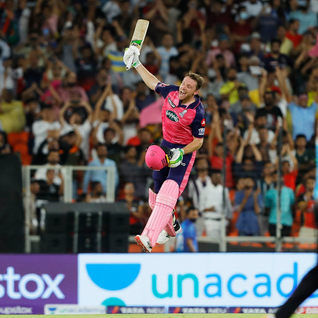 Amirsuhel23A's tweet image. Incredible inning joss buttler
#RR 
#JosButtler 
#parsidhkrishna