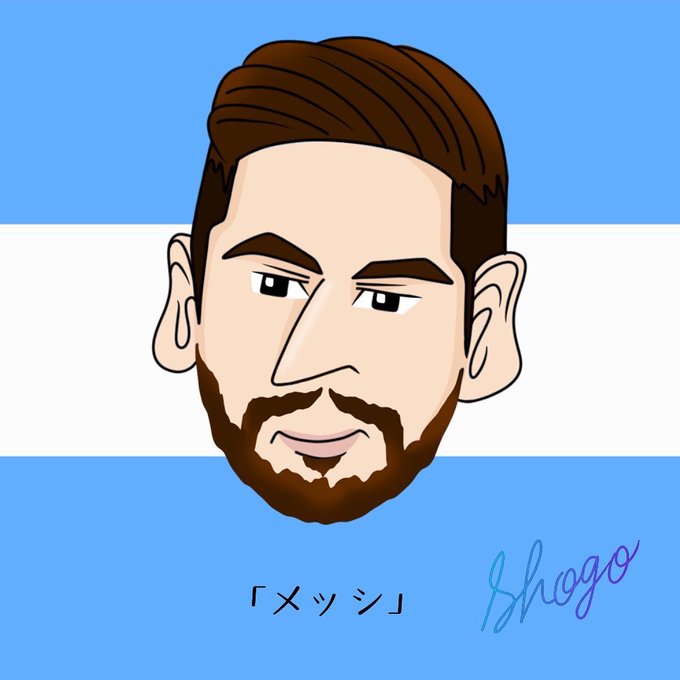 メッシのtwitterイラスト検索結果