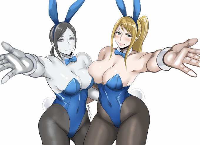 サムスさんとWii Fit トレーナーさん バニーver 