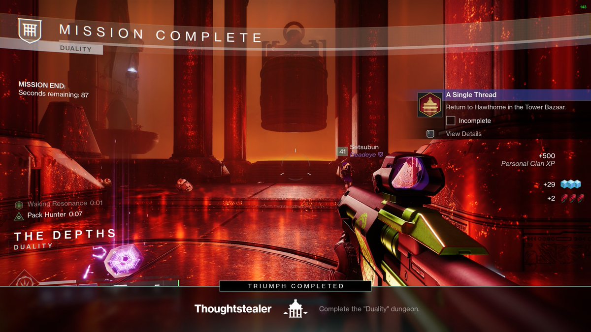 TheDadBeast's tweet photo. Duality is 🔥. Lots of fun. Great mechanics. #Destiny2 #Duality https://t.co/V4lB6M5DMC