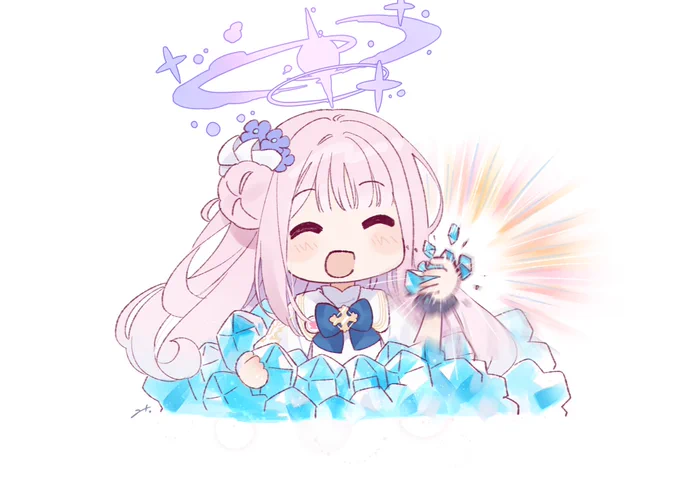 石を割るミカ #ブルアカ 