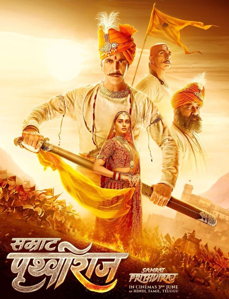 kumar3798's tweet photo. #AdvanceBookingUpdate
All the folks In & Around Ahmedabad can now book their tickets for the magnum opus #SamratPrithviraj ft. Superstar @akshaykumar since
Advance booking is open in Ahmedabad Now
@bookmyshow https://t.co/GgvYbc2Wo4