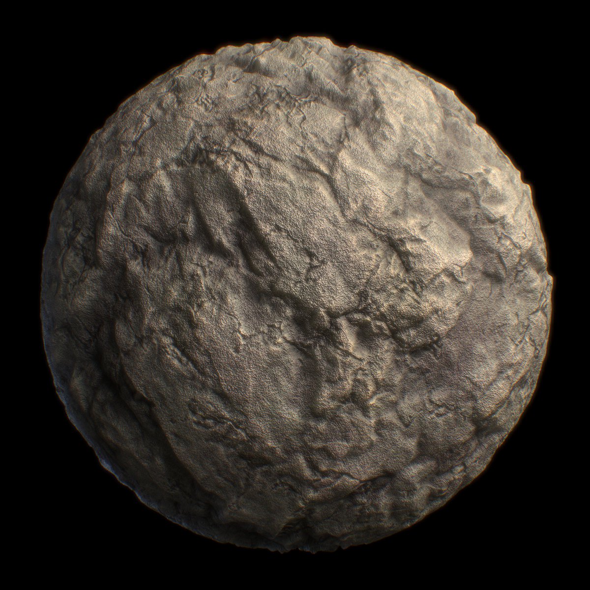 mutsuno33's tweet photo. ランドスケープとか自然物系アセットのベースに使えないかなと色々な性格の岩マテリアルを作ろうとした
#substancedesigner https://t.co/CZKKuBJxxd