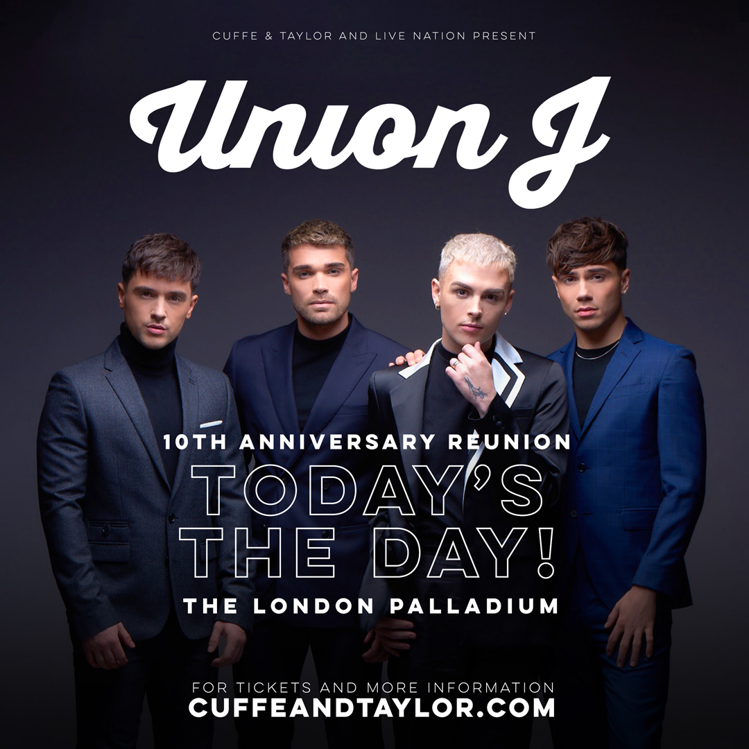 UnionJworld's tweet photo. IT'S FINALLY HERE! We can't even put into words how excited we are to see you all! Who's joining us tonight at @LondonPalladium??

Last few tickets available from the venue if you haven't got yours yet 🎟 https://t.co/gmW7nsdCu1 https://t.co/l0KjaY8126