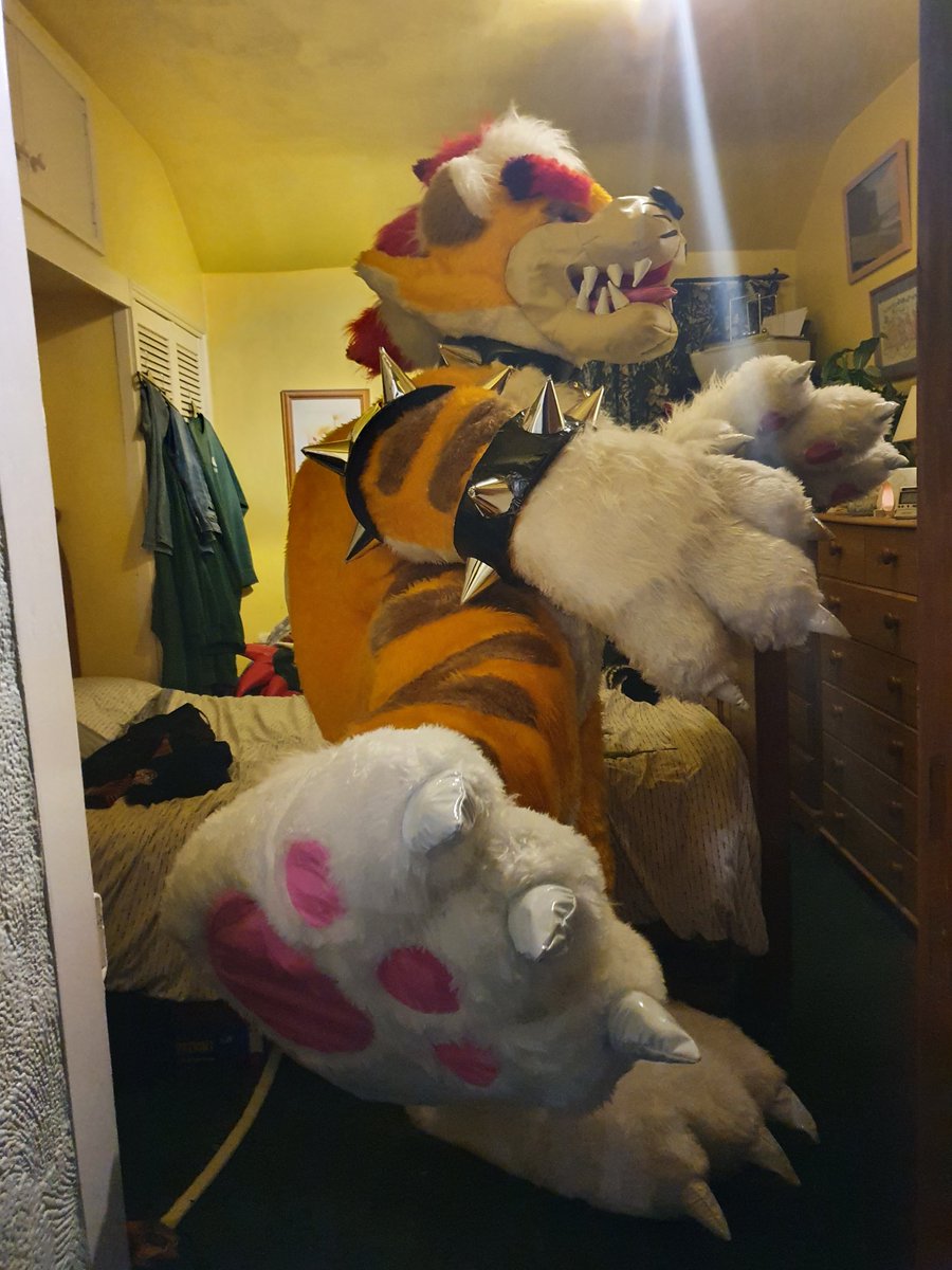 OmegaXaiden27's tweet photo. Meowser nearly done just need to add the tail and shell and sew the legs together.
#Nintendo
#supermario
#mario
#bowser
#cosplay
#costume https://t.co/2AZ1G92OJk