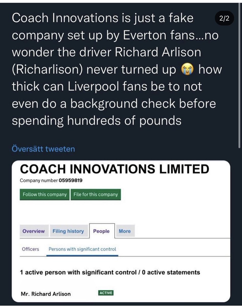 SwearingSport's tweet photo. Some Everton fan has fucking trolled these Liverpool fans😂😂 https://t.co/6jtgeph5ng