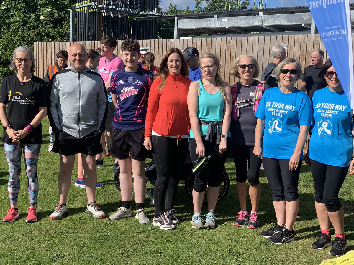 JoannePeacock20's tweet photo. Brilliant morning at sunny @durham5kyw this morning!   Please join us next time- Saturday June 25th 😁
@ClareDoney @NorthernCancer @cancer5kYourWay @JoMeynell https://t.co/xUMqfPf5dk