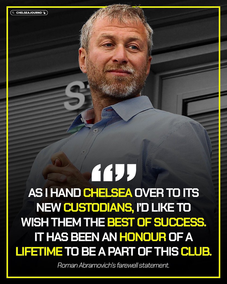 Thank you for everything you have done for my club. 💙