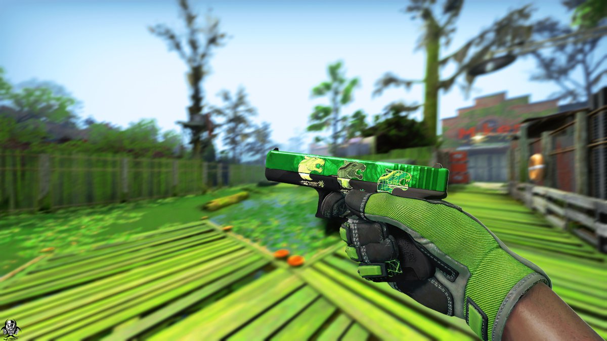 DUEL_x_TOXIC's tweet photo. @Cystisk @OpTic +Emerald Glock W/x3 Furia (Holo) Antwerp 2022 https://t.co/YweFJSdUFb