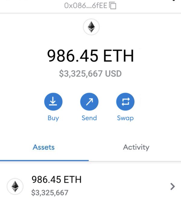 NFTs_projects's tweet photo. #Ethereum  #NFTCommunity #Dollar #Giveaways 
 I´ll be giving  $11000 in $ETH to the first 100  people who follow and retweets! https://t.co/8XcO2cUYAV