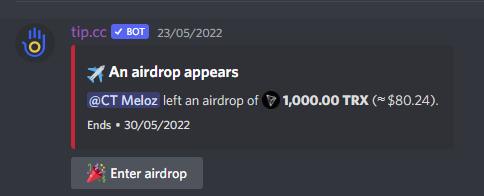 Crypto_trigger_'s tweet photo. 🎁1000 $trx Airdrop at Crypto Trigger!🎁

1⃣ Join Crypto Trigger Discord https://t.co/q5sUpXzzjr
2⃣ Go to the 1000 #TRX  airdrop channel
3⃣ Click on the airdrop and wait.

#cryptotrading #Airdrops #TRON #Bitcoin #Cryptocrash #lunaClassic $LUNA #TronNetwork https://t.co/ogH9OawTPE