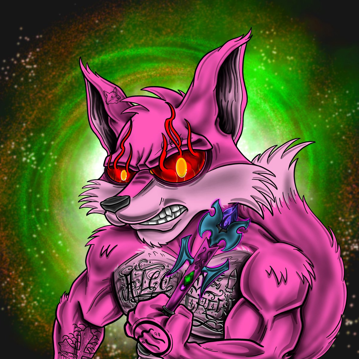 With the recent rise of the BLOPS 🐙; I am giving away an AlgoFoxCREW #658. All you have to do for eligibility is…
1. Follow <a href="/StaxxOnDexx/">Staxx 🐙</a> &amp; <a href="/AlgOctopus/">AlgOctopus</a> 
2. ♻️ &amp; ❤️ this tweet
3. ♻️ &amp; ❤️ the below tweet on this thread 

The giveaway ends 5/29 @ 12pm EST. 
#algofam #AlgoNFTs