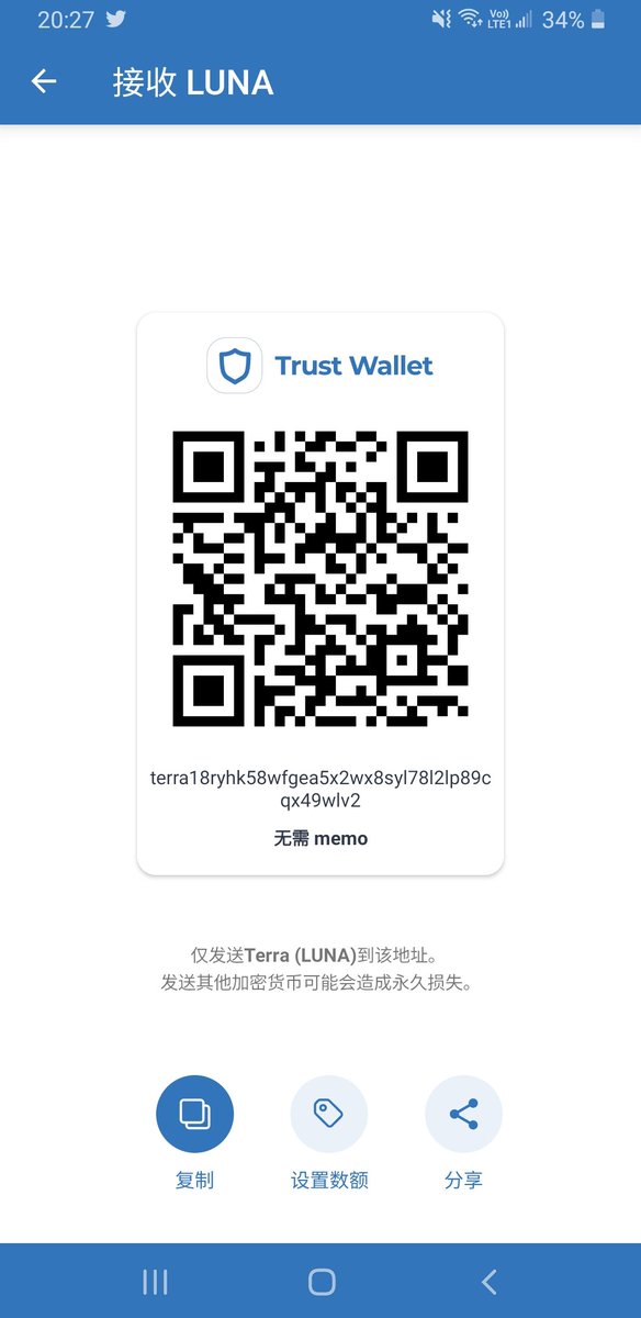 ttytsang91's tweet photo. @LunaTerraGlobal Please🙏🏻
terra18ryhk58wfgea5x2wx8syl78l2lp89cqx49wlv2 https://t.co/OFD7MiLuQE