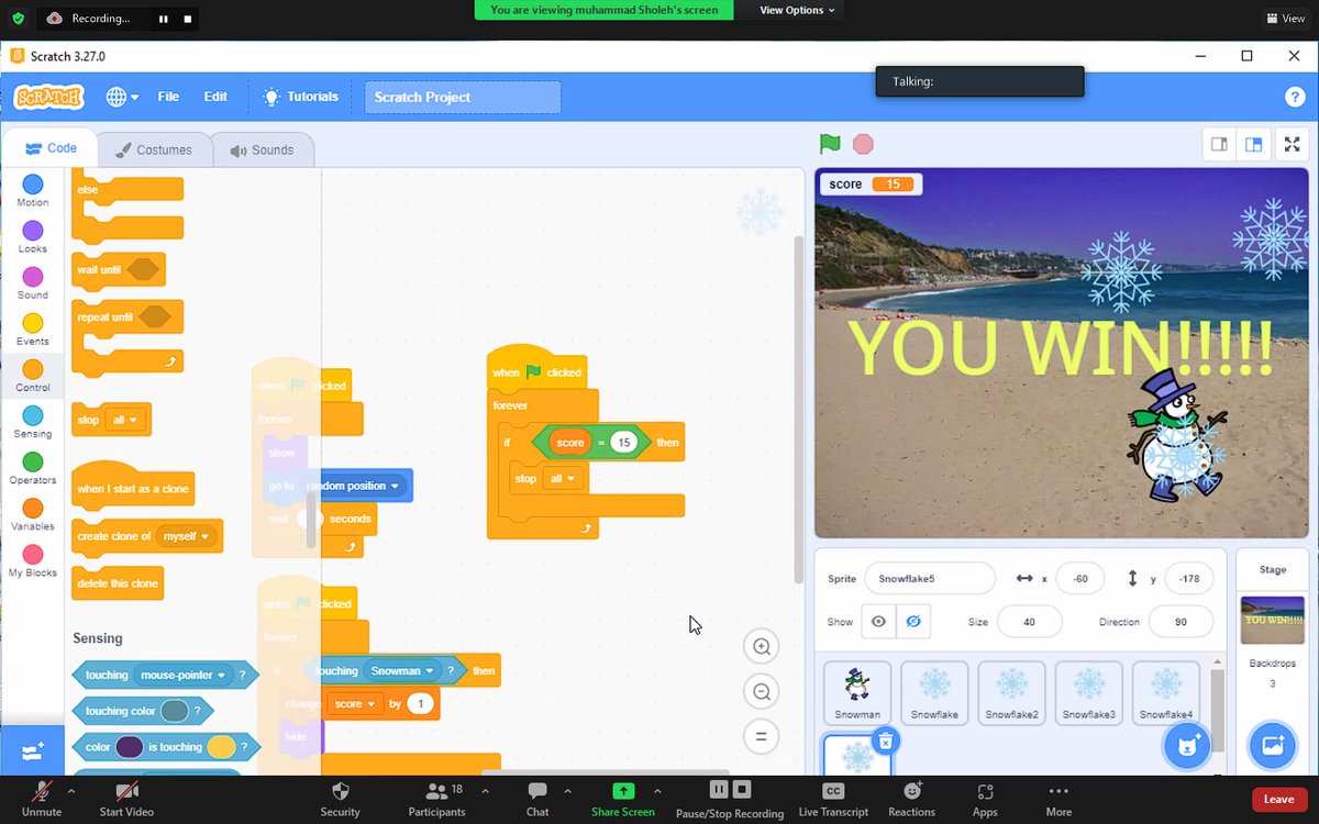 PamsSyuhada's tweet image. Pertemuan ke 5 &amp;amp; 6 coding for kids
#coding #codingfor #codingpams