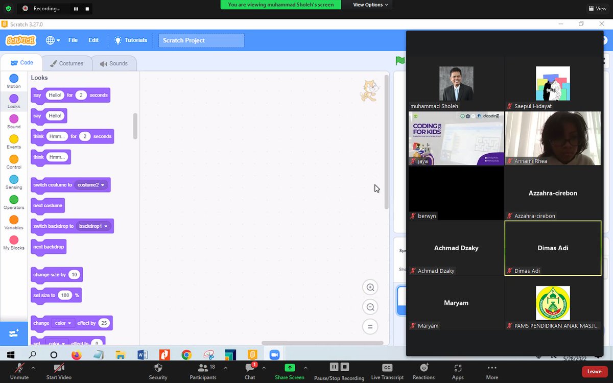 PamsSyuhada's tweet image. Pertemuan ke 5 &amp;amp; 6 coding for kids
#coding #codingfor #codingpams