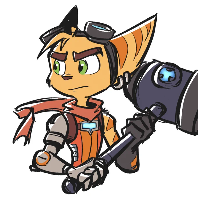 I found and cleaned up more old RnC doodles 