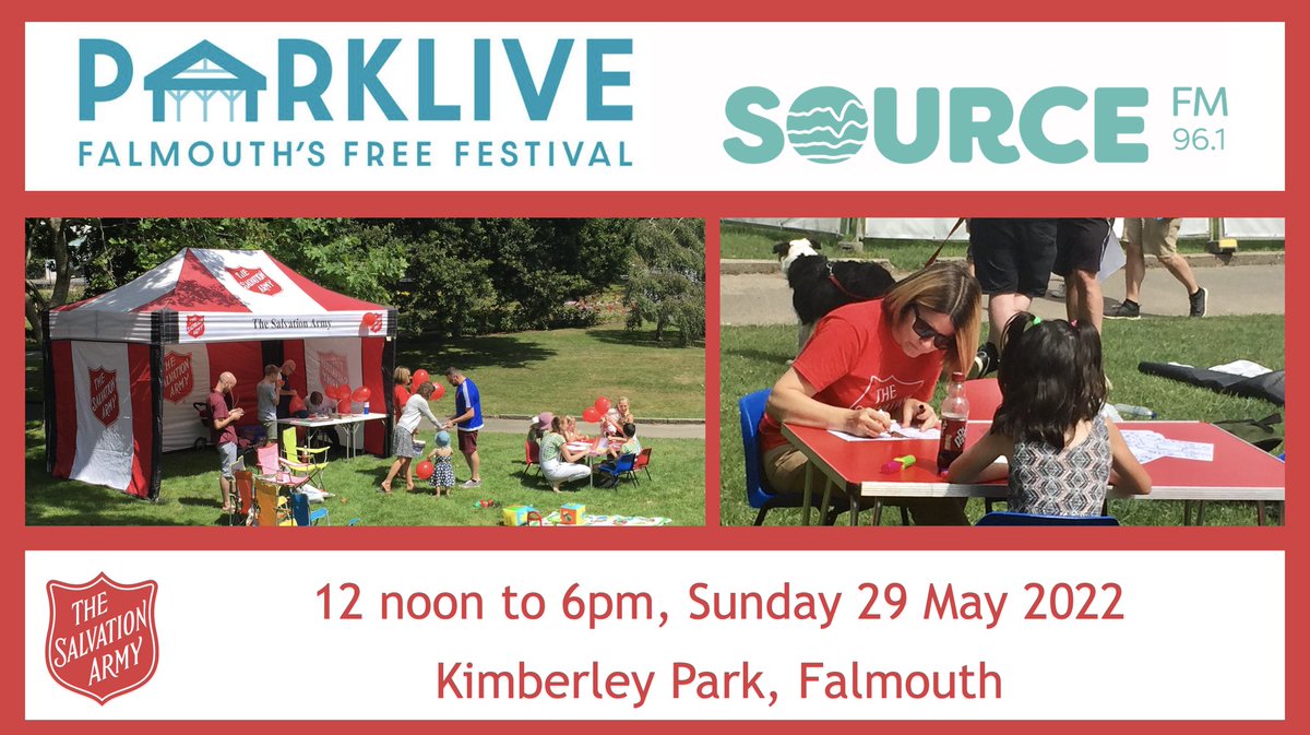 We’re back at #Parklive so come and see us this Sunday! Parklive is a free, family-friendly community event produced by our good friends at SourceFM. The event provides amazing entertainment and activities for people of all ages.

#falmouth #sourcefm <a href="/thesourcefm/">Source FM Falmouth</a> #community