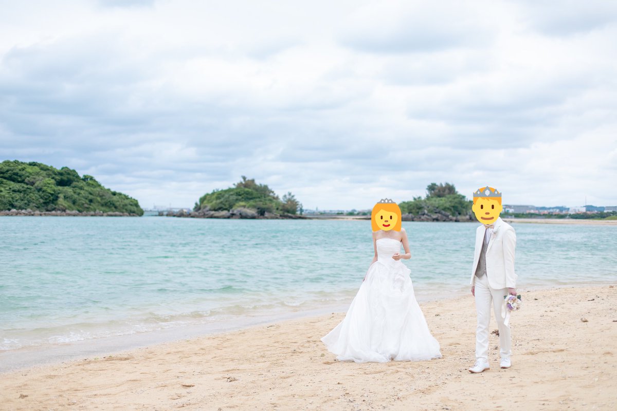 SHURAUD1's tweet photo. GWに沖縄で撮ったフォトウェディングのデータが届いた🥳 https://t.co/iD5dUd4GEh