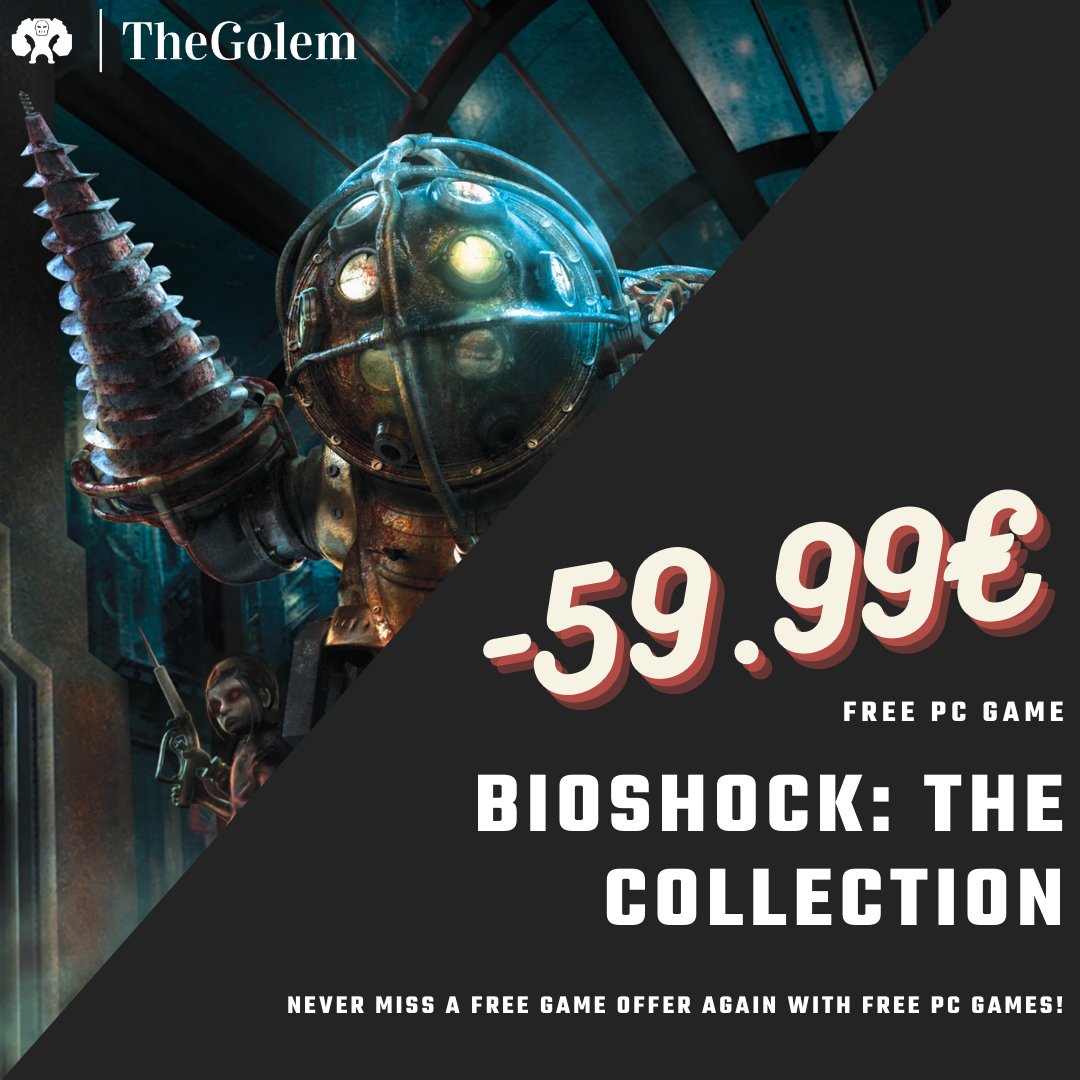 TheGolemDev's tweet photo. BioShock: The Collection is free to Keep.

Download our App (https://t.co/QqtWSjh4TA) to see all free PC games!

And never miss any Free Game again!

#bioshock
#freesteamkeys​ #freekey​ #free​ #freepc​ #freepcgames​ #freegames​ #freegame​ #freeepicgames https://t.co/gUeH3VojJ6