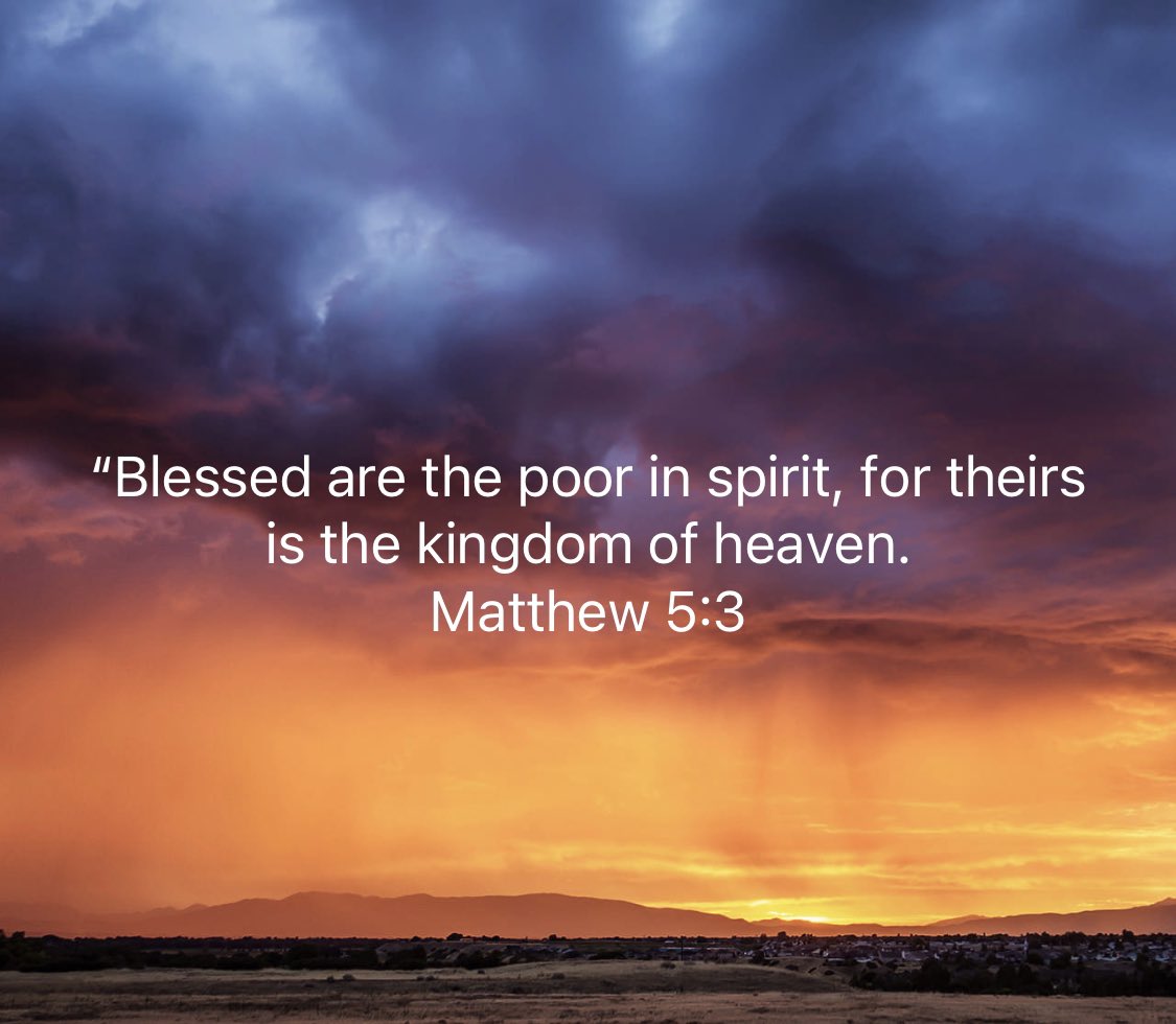 B__Settle's tweet photo. #VerseOfTheDay — Matthew 5:3 https://t.co/AxLR4jHeQp