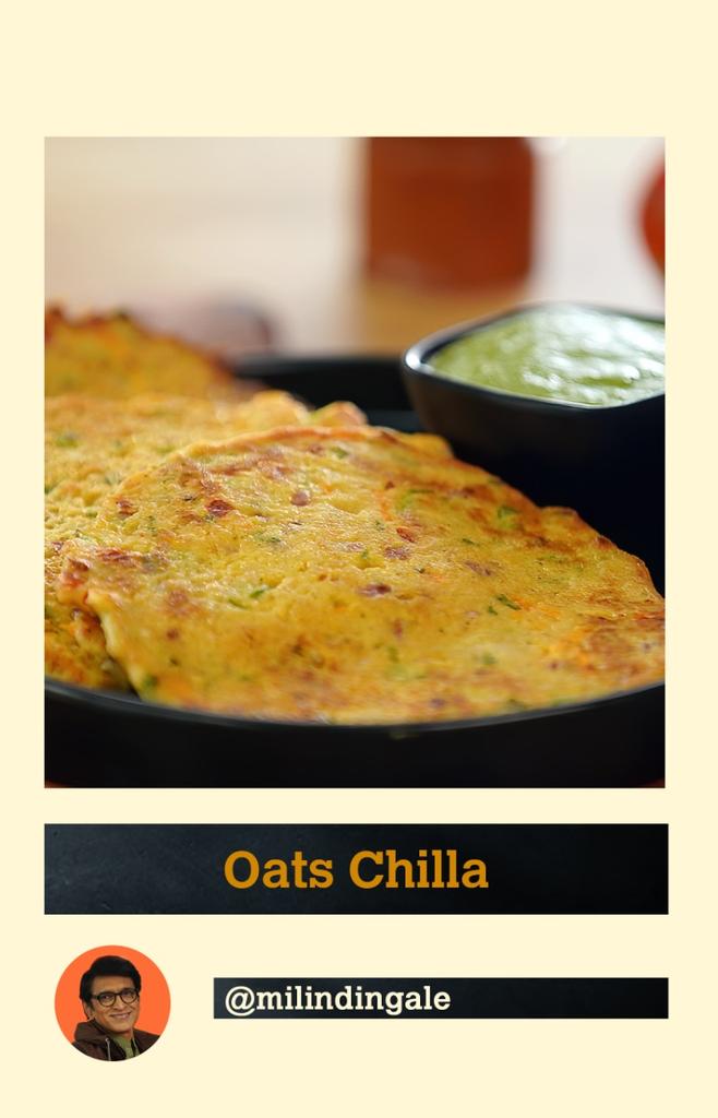 Iammilindingale's tweet photo. "Gavaiyya Main Khavaiyya"
New Episode Out now 

Recipe - Oats Chilla 
Link >> https://t.co/lJlLeeDgME 

#cookwithmilind #OatsChilla #OatsChillaRecipe #EasyRecipe #MilindIngale #GavaiyyaMainKhavayya #Food #Recipies #RecipiesinHindi #FoodShow 
#BesanChila #ProteinSnack #SnackRecipe https://t.co/9Qv2iIN8TH