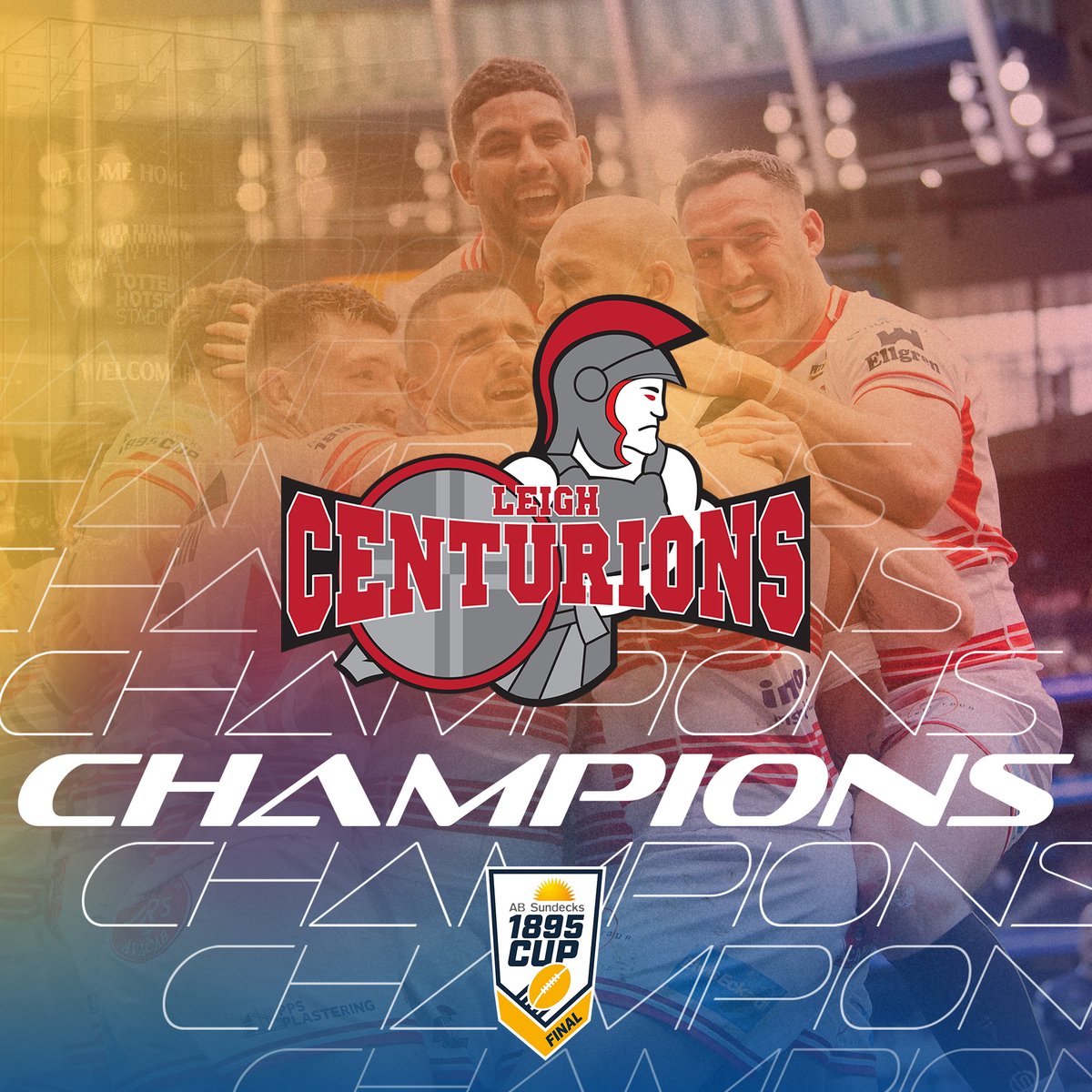 🏆 @LeighCenturions are your 2022 <a href="/ABSundecksLtd/">AB Sundecks Ltd</a> #1895Cup winners! 🍾