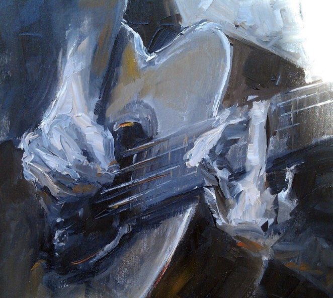 كان يُراقص أوتارّ  قلبِي ولكنَه أخطأ المعزوفه..!