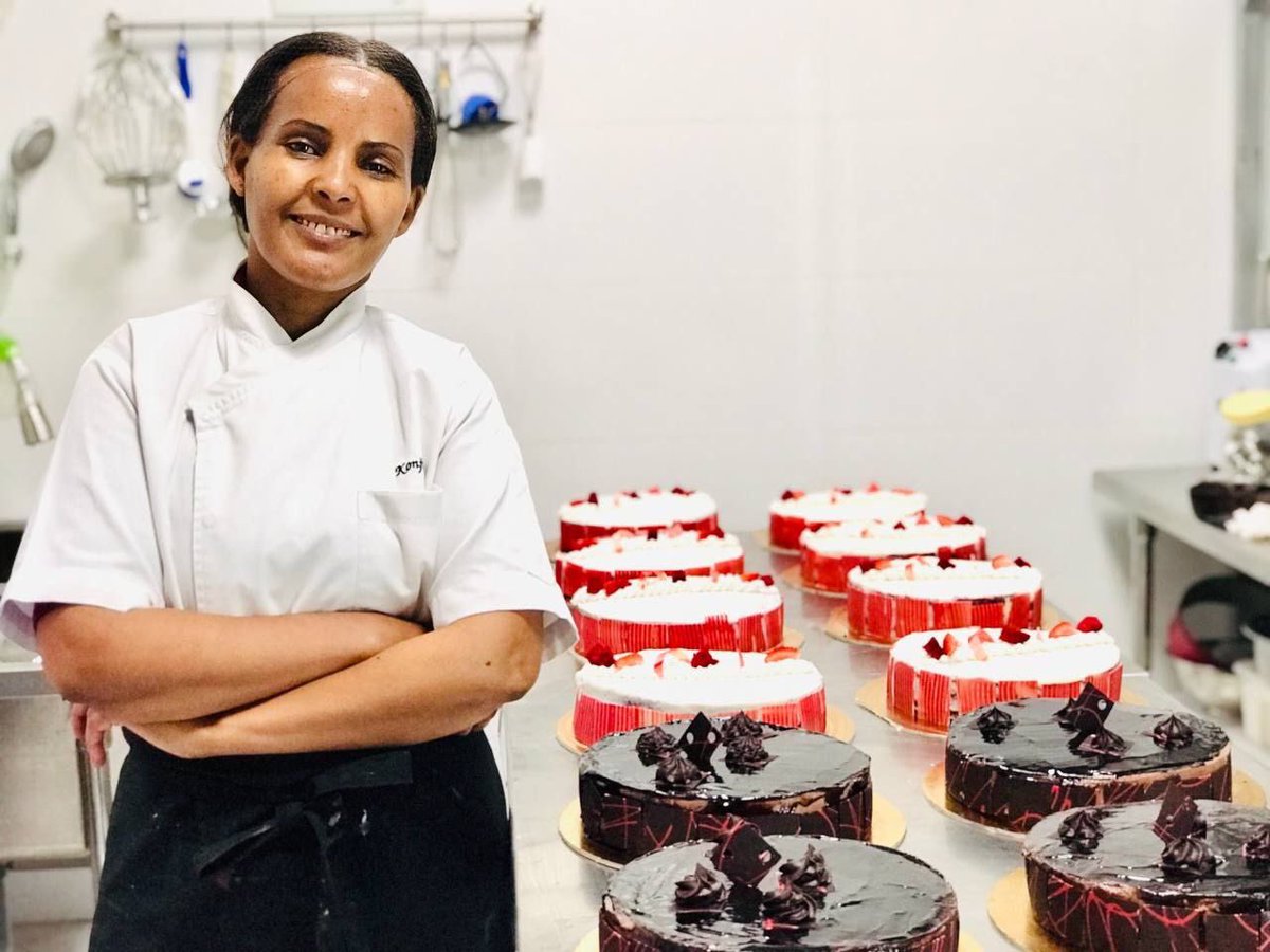 TafachAddis's tweet photo. Catch Tafach Addis on EBS TV this afternoon on Kidame keseat show  @3:00 PM
 Our pastry chef Konjit Mengesha will demonstrate her delicious recipes of Macaron and Teff Cookies. 
@ElfegnG @HagosKonjit @carpuscommET @carpuscom https://t.co/LRtz9lgCRw
