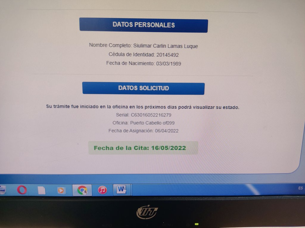 CarlinLamas's tweet photo. @VenezuelaSaime Buenos días, que debo hacer si mi trámite de pasaporte no me indica cómo va el proceso ya llevo 12 días que fui a la cita y aún no me indica nada @VenezuelaSaime https://t.co/WuOjtrTaj2