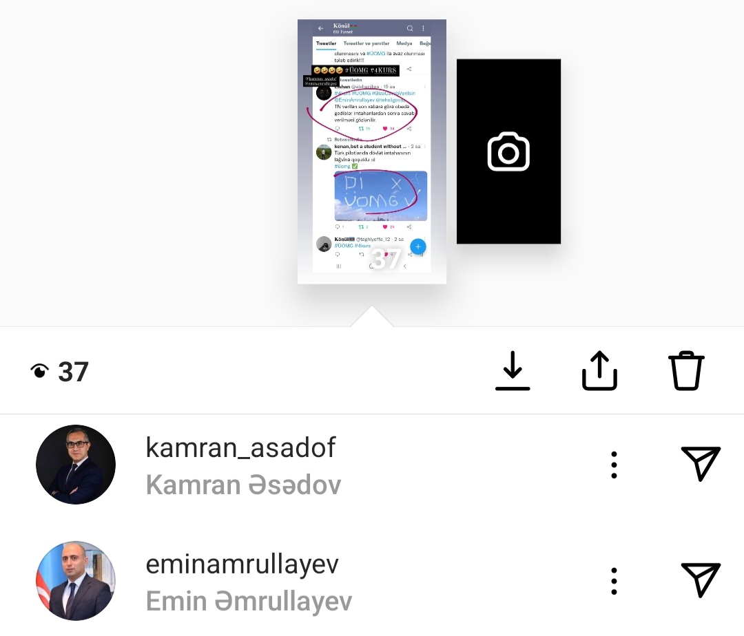 Səsimizə səs olun❗️
<a href="/EminAmrullayev/">Emin Amrullayev</a> 
#ÜOMG #4kurs