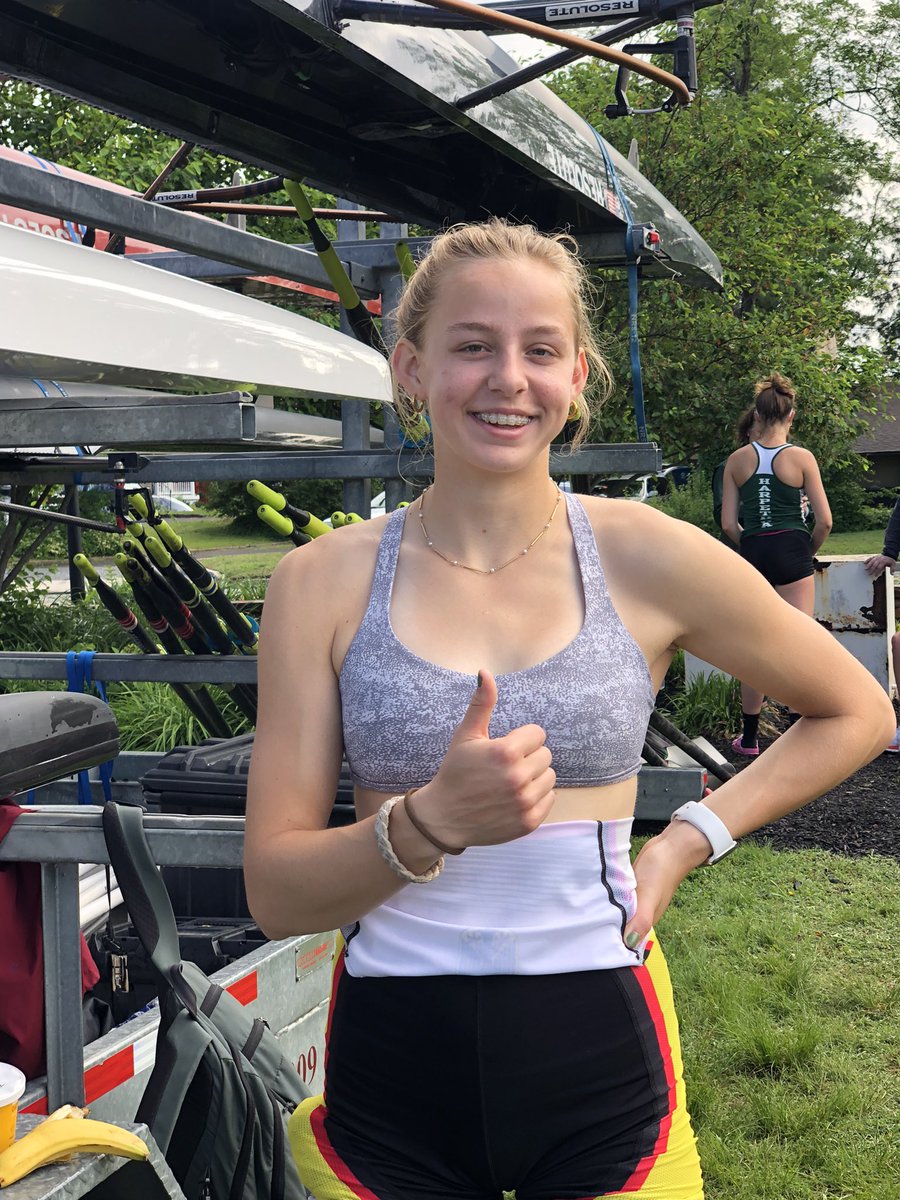 MBARowing's tweet photo. Congratulations to O Hughes headed to the finals! #RowRed #brentwoodacademy @MBARowing https://t.co/09EF29G4rl