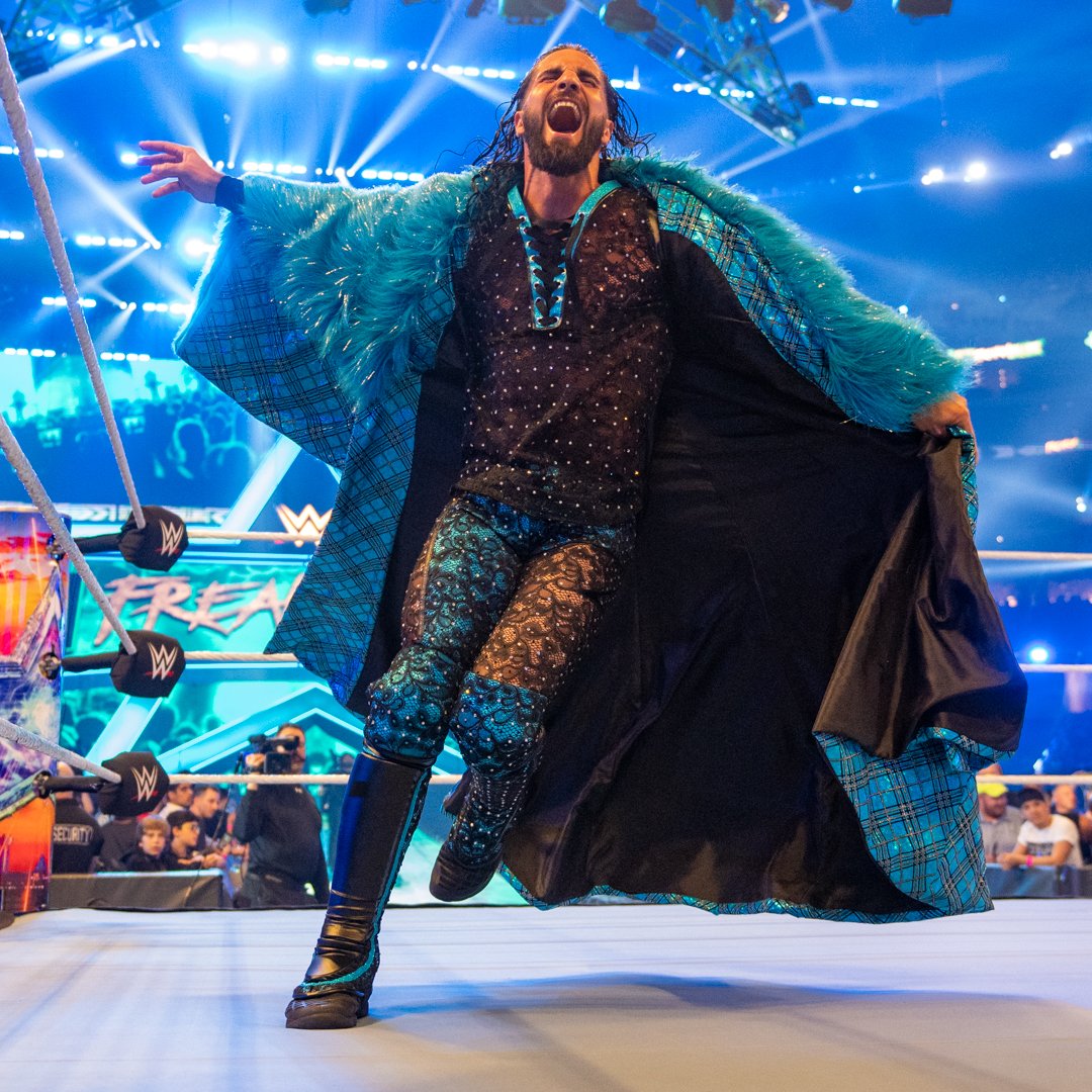 WWE's tweet photo. Happy "Freakin" birthday, @WWERollins! https://t.co/vZaILkWLRc
