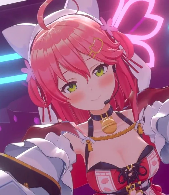 ビジネス·ネコ耳フード?
🤔
#さくらみこ3d新衣装 