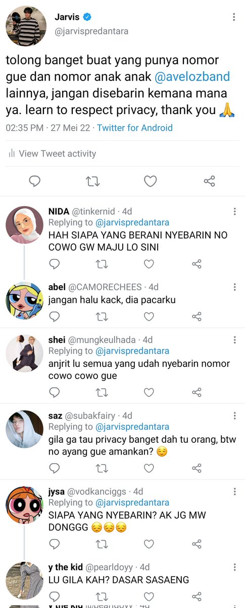 jjaecaa's tweet photo. siapa yang nyebarin nomor kita? 

nct dream few tweets au. https://t.co/Ie4mKvilJd