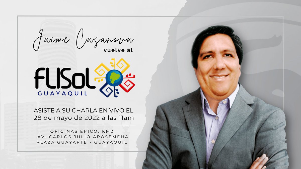 systemguards's tweet photo. Jaime explicará “Cómo actualizar una base de datos PostgreSQL de varios TB con un mínimo de perdida de servicio”. Hazte seguidor de nuestra cuenta de Twitter, dale like a este tweet y retuitealo con el hashtag #SystemGuards. Participarás al sorteo de un curso sobre Postgres. https://t.co/c1UCnvUYAG