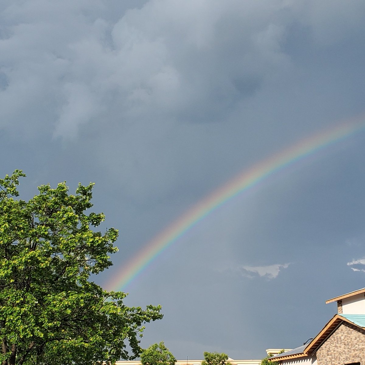 Great rainbow last night!