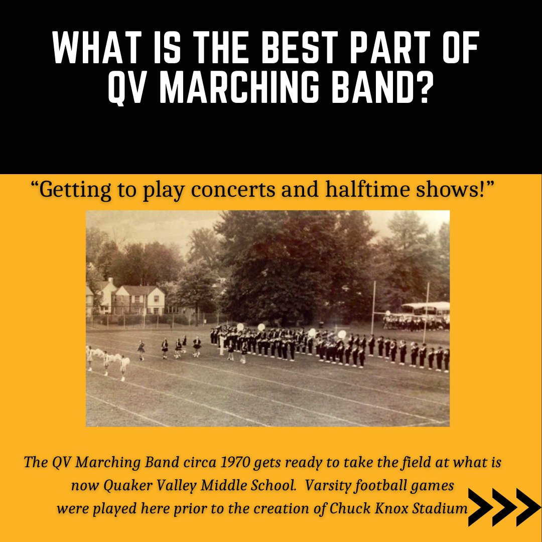 QVHSBandOrch's tweet photo. #secondthrowbacksaturday for this week's #whyimarched features Gayla White from the Class of 1972: https://t.co/d8YGNX5YRg