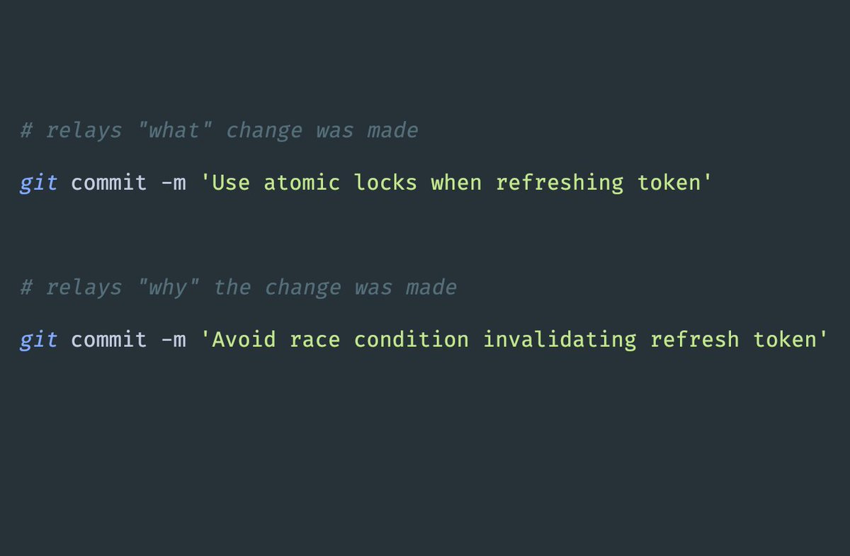 Good commit messages communicate "why" a change was made, not "what" change was made. The code itself demonstrates "what", "how", "where", etc.

It's the commit message which relays the important human aspect of "why".

Here's a quick example: