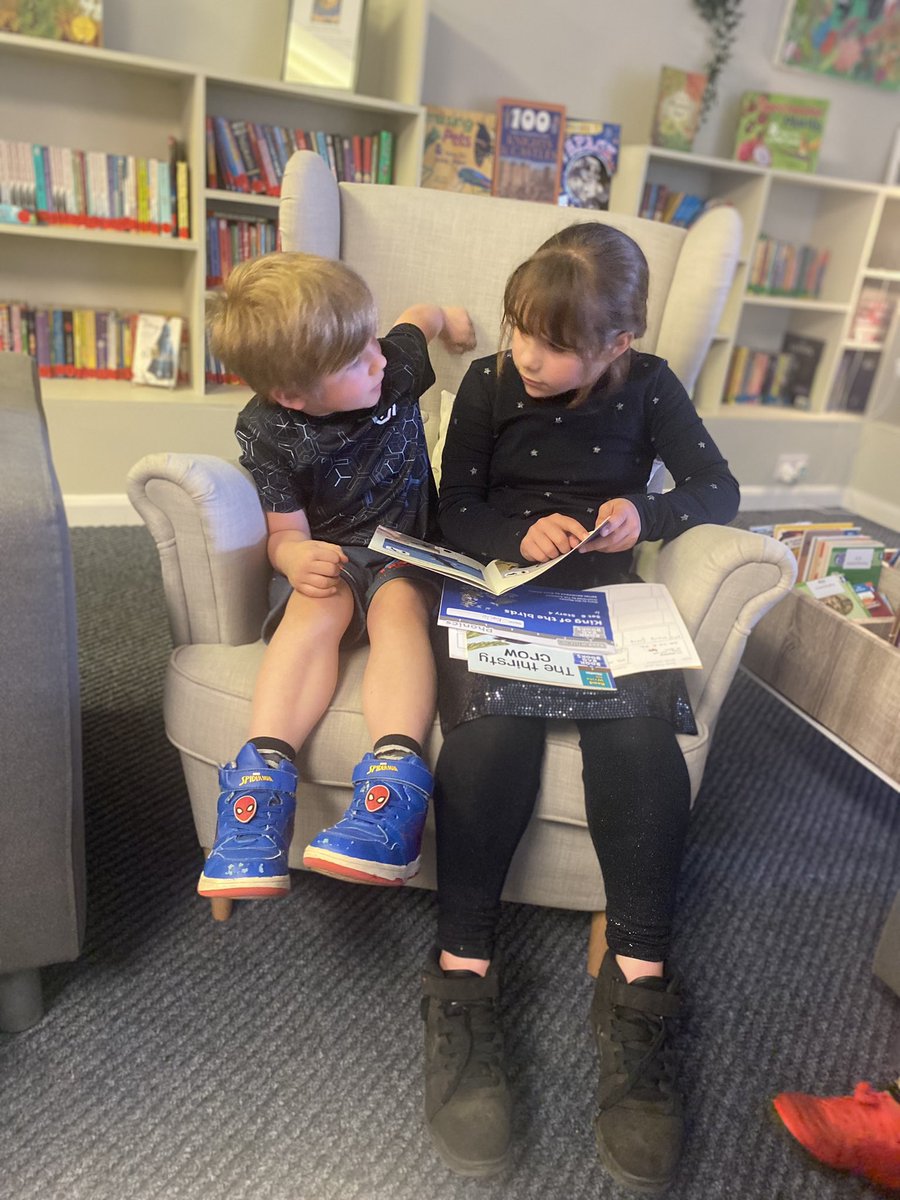 Image for the Tweet beginning: Reading buddies was lovely yesterday,