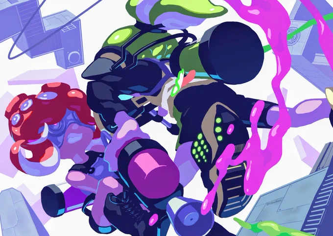 いい子にしててよ #Splatoon 
