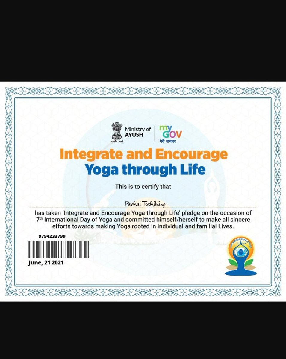 toshilning's tweet photo. Let's pledge in yoga for life and live a healthy life @HQ_DG_NCC @GpImphal @Ayush Ministry/PRO Imphal https://t.co/KILiqAxkCr