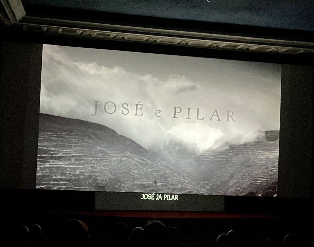 EmbPort_FIN's tweet photo. The screening of the film "José and Pilar", yesterday at the @kinosoprus was a success! Thank you for your presence!
And thanks to the writer José Luís Peixoto for the words on the occasion!
And the Pastéis de Nata were delicious! Thank you João Rangel!
#Iberofest
#Headread https://t.co/BUxWH1TYh9