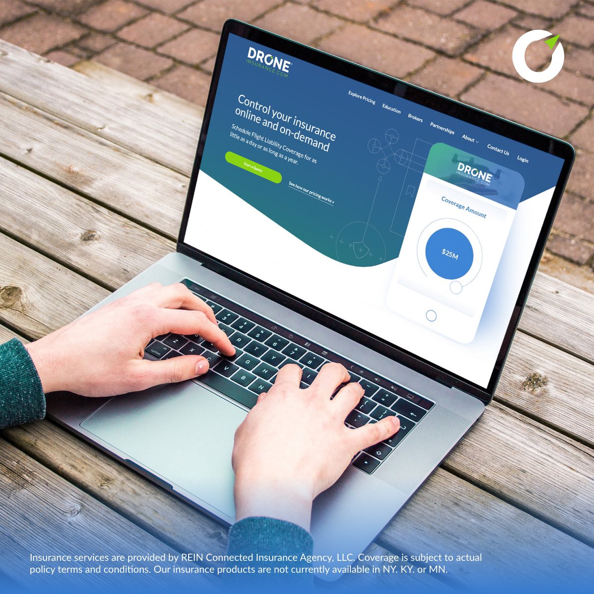 Are you looking for Liability and Physical Damage coverage for your Drones, Sensors and Equipment? 

Visit Droneinsurance.com 

Flexible, On Demand Insurance for your Drone Operations.