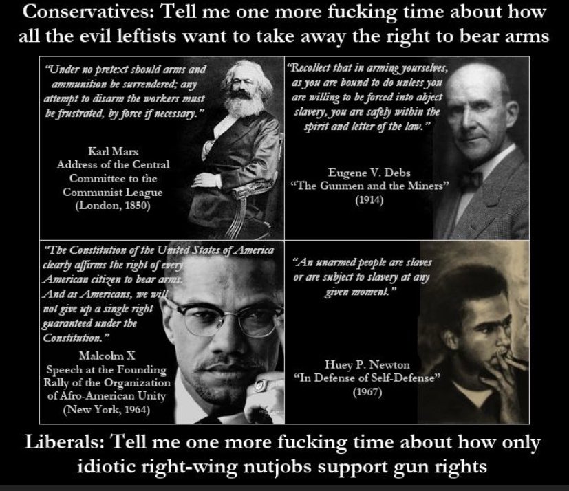 chris_swenson76's tweet photo. #2AShallNotBeInfringed #MalcolmX #Marx #anarchy #hueypnewton #agorism #libsoc #Revolution #mutualism https://t.co/KIq3rrzOyV