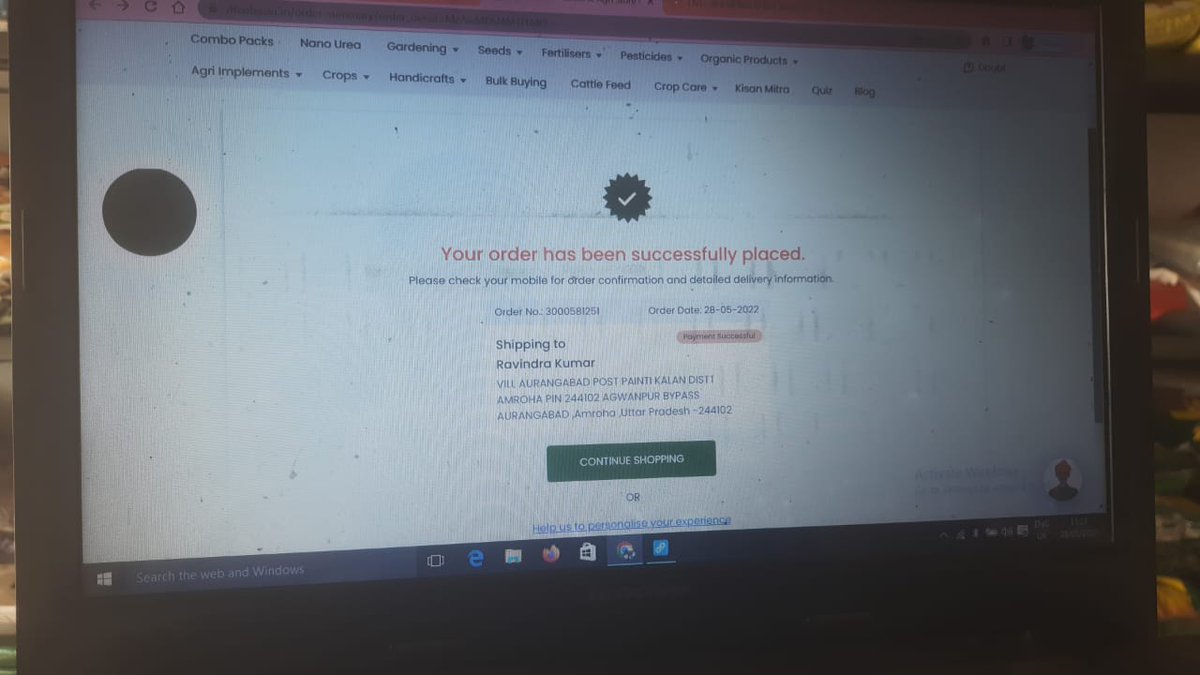 Csc nani urea ordee by vle ravinder amroha #CSCNanoUrea <a href="/dintya15/">dinesh tyagi Retd IAS</a> <a href="/CSCUttarPradesh/">CSC Uttar Pradesh</a> <a href="/BinayMi76124052/">Binay Mishra</a>