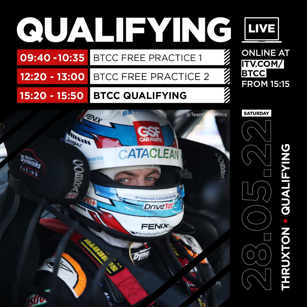 BTCC Qualifying coming soon.