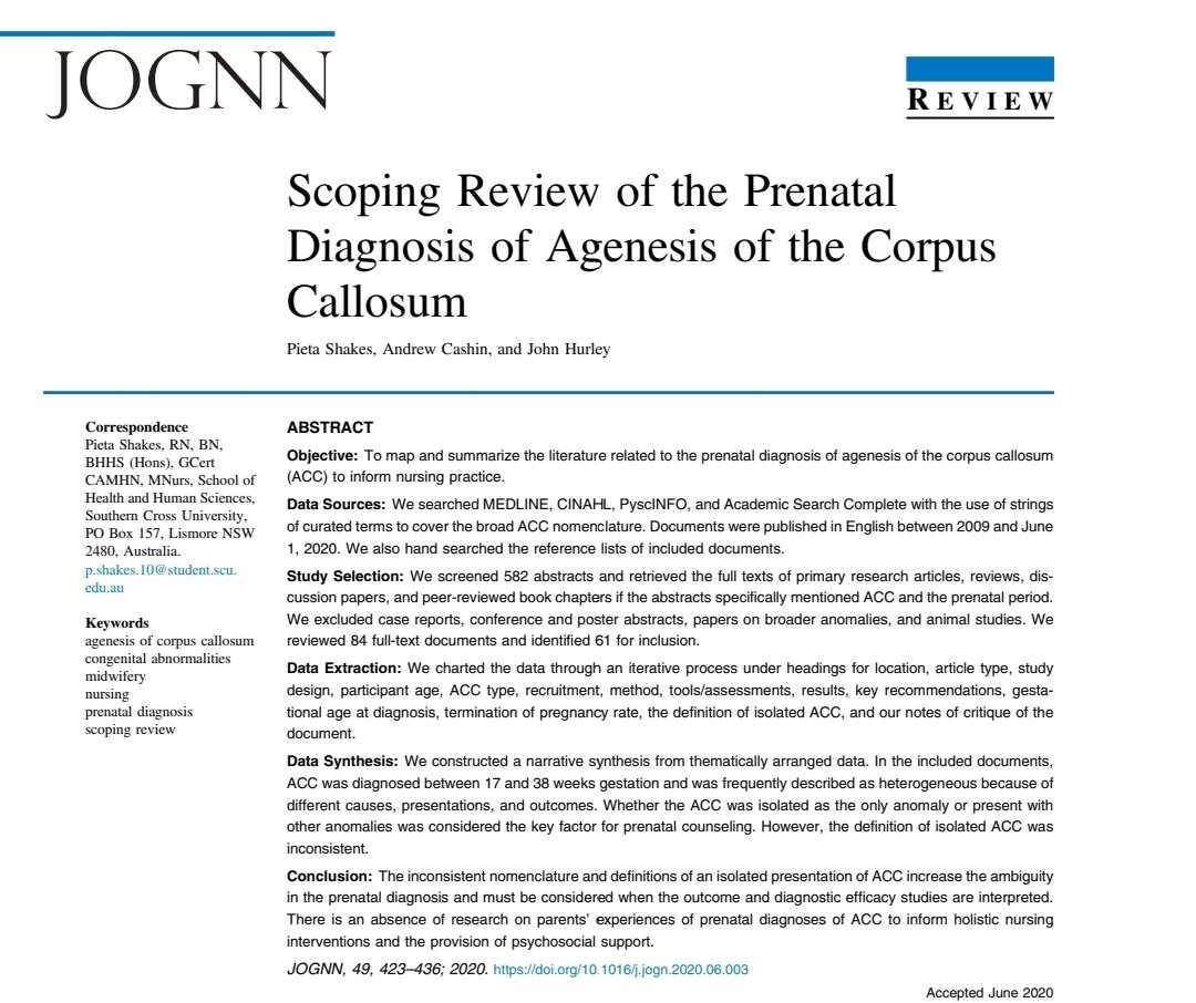 Agenesis of the corpus callosum tweet media